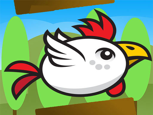 Įžeistas Flappy Rooster Fly