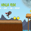 ninja run fullscreen running game