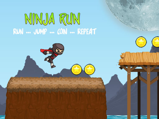 Ninja Run – viso ekrano darbinis poilsis