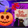 happy halloween princess card designer